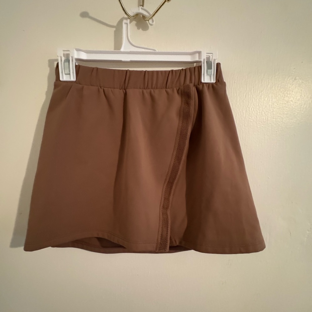 Brown Mini Skort